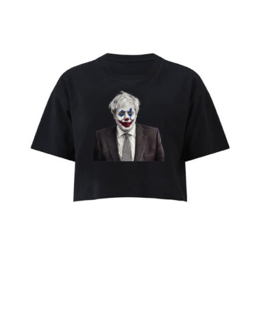 Joker Johnson Black Cropped Top