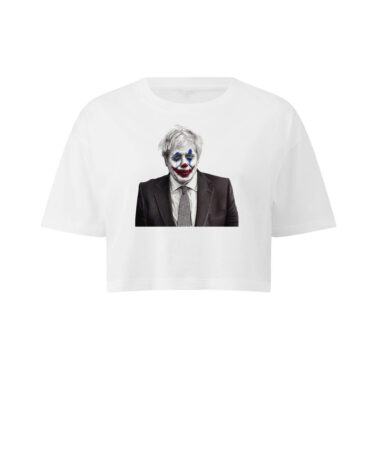 Joker Johnson White Cropped Top