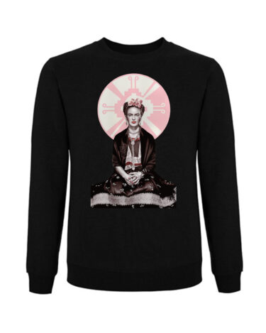White Frida Kahlo Sweatshirt