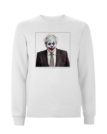 Limited edition F*** boris white sweatshirt