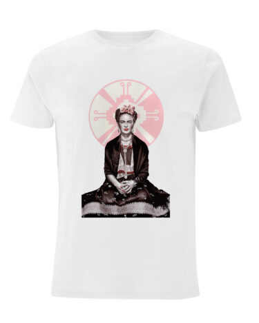 White Frida Kahlo T-Shirt