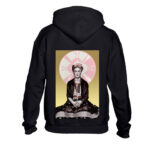 Black Frida Kahlo Oversized Hoodie