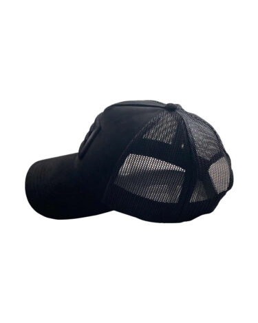 Dripp Factory trucker mesh cap - Black with black embroidery