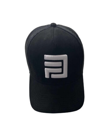 Dripp Factory trucker mesh cap - Black with white embroidery