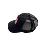 Dripp Factory trucker mesh cap - Pink with black embroidery