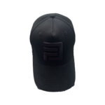 Dripp Factory distressed cap black on black front