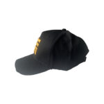 Dripp Factory distressed cap yellow on black side